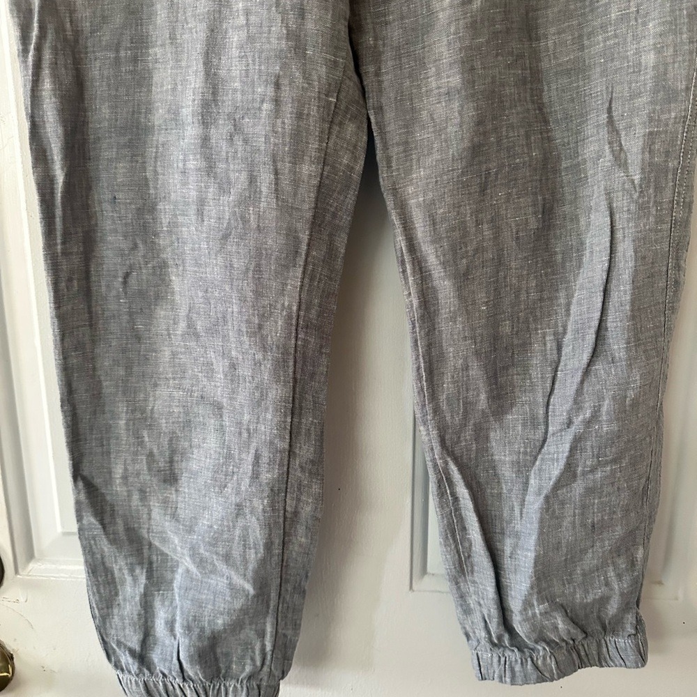 Athleta Cabo 100% Linen Chambray Jogger. Size 14. - Picture 5 of 14